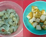 Foto langkah ke 1 dari resep Udang Sayuran Bersantan.
