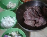 Foto del paso 1 de la receta: Estofado de quijada con arroz super economico😋