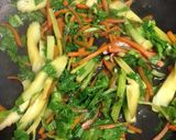 A picture of step 4 of Celery & Carrot Kimpira Stir-fry.