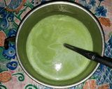 Foto langkah ke 7 dari resep Puding Santan Stroberi, Pandan, Coklat.