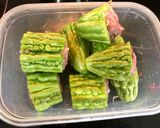 Hình bước làm 2 của món Canh mướp đắng nhồi thịt