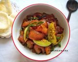 Foto langkah ke 6 dari resep Sambel Goreng Cecek Pedas.