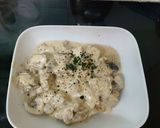 A picture of step 7 of My Fillet of Pork & Mushroom in a Creamy Mustard Sauce 😋.