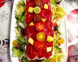 Foto del paso 6 de la receta Pastel de patatas y ensaladas para Navidad 🎄🥂🎅🏻
