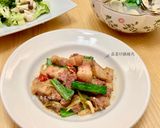 蒜苗炒鹹豬肉的食譜步驟8照片