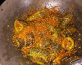 A picture of step 7 of Barwa Karela.