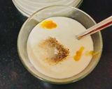 A picture of step 2 of Honey mustard dip.