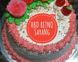 Foto langkah ke 5 dari resep BROWNIES TART ULTAH MOIST LEMBUT NYOKLAT no DCC.