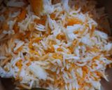 A picture of step 9 of Kashmiri Pulao.