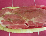 Foto del paso 6 de la receta: Filetes de cerdo con piña, pimientos y puré de patatas