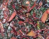 লাল শাক ভাজা (lal shaak bhaja recipe in Bengali) রেসিপির ধাপ 4 ছবি