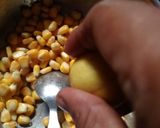 A picture of step 2 of Buttery Corn.