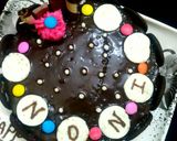 চকলেট বার্থ ডে কেক(chocolate birthday cake recipe in Bengali) রেসিপি ধাপ - 7 ছবি