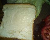 A picture of step 1 of Lettuce sandwich #4weeksChallenge.