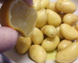 A picture of step 1 of Lemon and chorizo tray bake.