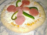 Mini Pizzas de queso y mortadela