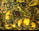 A picture of step 3 of Soya methi Aloo.