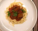 صورة لخطوة 7 من وصفة سباغيتي بكرات اللحم المفروم 🍝