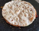 A picture of step 4 of Leftover roti and sabji sandwich.