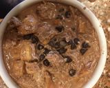 A picture of step 7 of Cocoa Loco bread pudding.