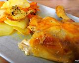 Une image de l'étape 4 de Poulet rôti à la rôtissoire avec plat au four.