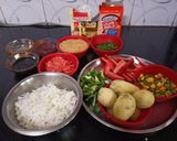 A picture of step 1 of Tikki Sizzler.