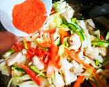 Super Spicy Farfalle veggie Pasta. (homemade) recipe step 11 photo