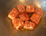 A picture of step 5 of Paneer Chilli.