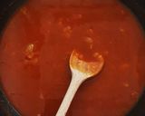 Kolbászos fejtett bableves galuskával recept fázis 3 fotója