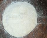 A picture of step 4 of Chapati/Roti.