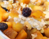 Foto del paso 4 de la receta: Avena con manzana caramelizada, nueces y arándanos