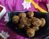 મન્ચુરિયન વિથ નુડલ્સ (fried & steam) રેસીપી પગલું 3ફોટો