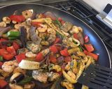 A picture of step 2 of Sea food Stir Fry.