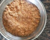 A picture of step 3 of Coconut Chocolate Burfi.
