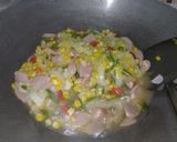 Foto langkah ke 3 dari resep (44) Sawi putih mix jagung.