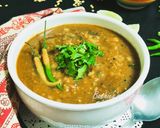 A picture of step 4 of Vegetarian Dhansak (Parsi lunch menu).
