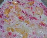 A picture of step 8 of Savaiya Mango custard.