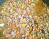A picture of step 2 of Hamburger Pepper Gravy Over Rice.