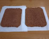 Foto del passaggio 12 della ricetta Alphabeth cake o letter cake con base chiffon cake al cacao