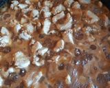 A picture of step 3 of Burbon Chicken.