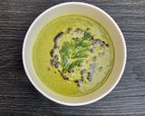 A picture of step 7 of Spicy Pea, Dill & Mint Soup                       (hare matar ka shorba)#vegan #vegetarian #soup.