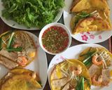 Hình bước làm 4 của món Bánh xèo