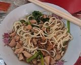 Foto langkah ke 4 dari resep Mie Kangkung enak.