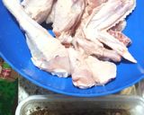 A picture of step 1 of Marinaded chicken with sauce.