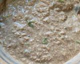 A picture of step 1 of Ragi cheela.