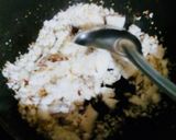 A picture of step 4 of Coconut Rabdi with stuffed Sandesh.