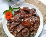Foto langkah ke 3 dari resep Hati sapi masak kecap pedas.