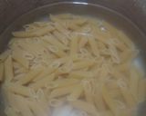 A picture of step 1 of Tri colour pasta.
