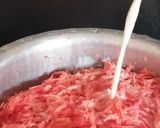A picture of step 1 of Gajar ka halwa.