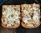 A picture of step 8 of Open Egg Cheese Sandwich.